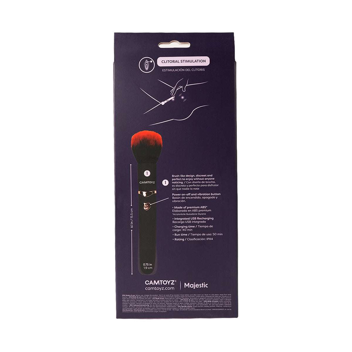 Brocha Vibrador Blushy Camtoyz