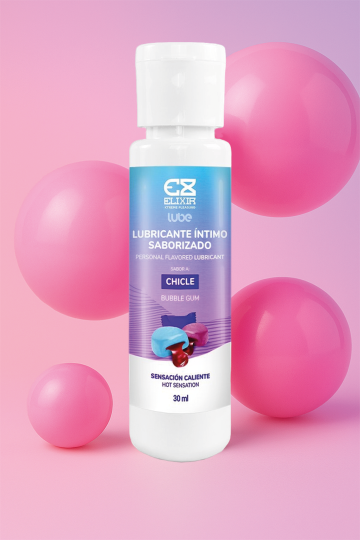 Lubricante Saborizado Chicle Elixir 30ML
