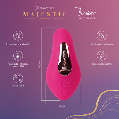 Vibrador Para Panty Tinker Con App Camtoyz