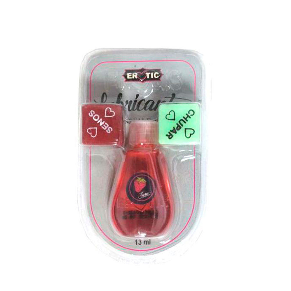 Lubricante Caliente Saborizado con Dados 13ML